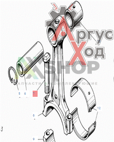 130-1004062-20 Болт крышки шатуна